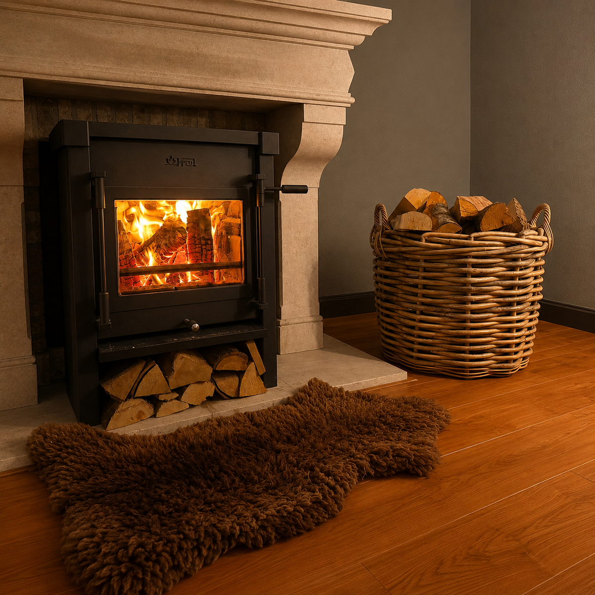 Ovengedroogd haardhout