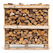 Ovengedroogd berken- en eikenhout mix – palletbox